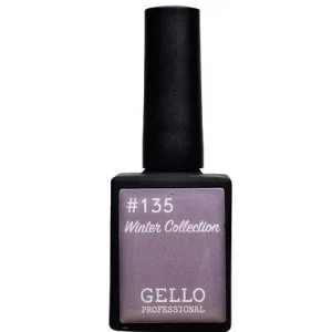 לק ג'ל 13 מ"ל | מס' 135 אפור סגול מעושן | גלו GELLO