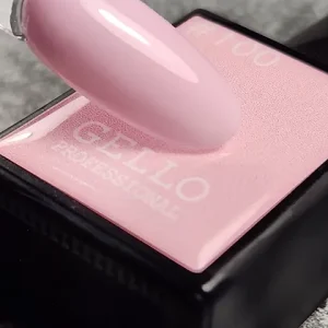 לק ג'ל 13 מ"ל | מס' 100 פסטל ורוד | גלו GELLO
