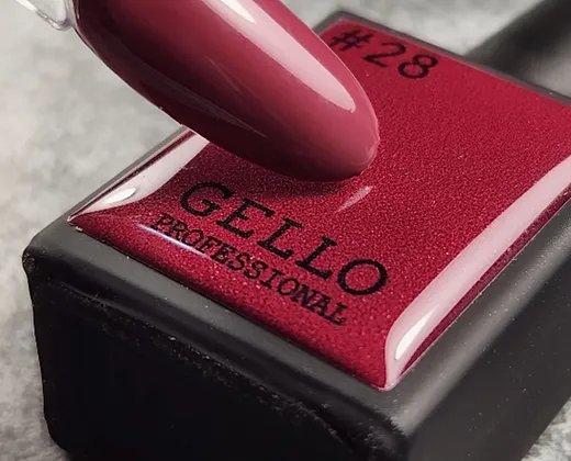 לק ג'ל 13 מ"ל | מס' 28 סגול | גלו GELLO