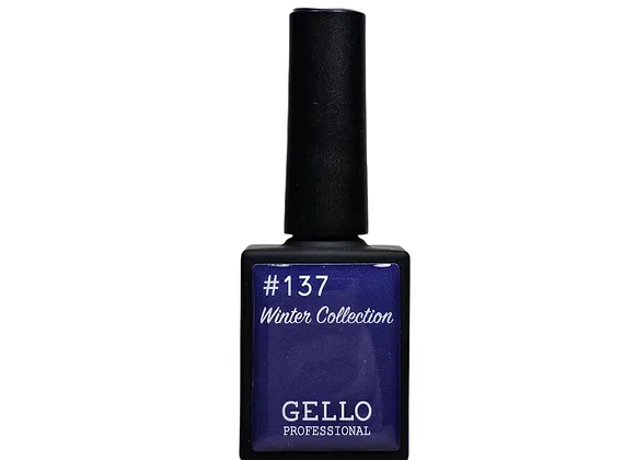 לק ג'ל 13 מ"ל | מס' 137 כחול סגול רך | גלו GELLO