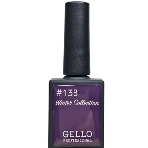 לק ג'ל 13 מ"ל | מס' 138 אפור סגלגל | גלו GELLO