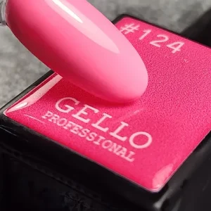 לק ג'ל 13 מ"ל | מס' 124 ורוד זוהר | גלו GELLO