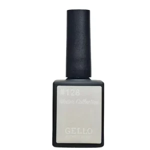 לק ג'ל 13 מ"ל | מס' 128 אפור מולבן | גלו GELLO