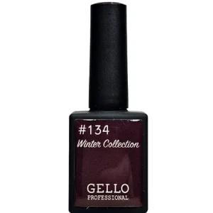 לק ג'ל 13 מ"ל | מס' 134 חום שחור | גלו GELLO