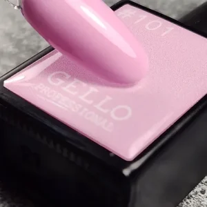 לק ג'ל 13 מ"ל | מס' 101 פסטל ורוד מסטיק בהיר | גלו GELLO
