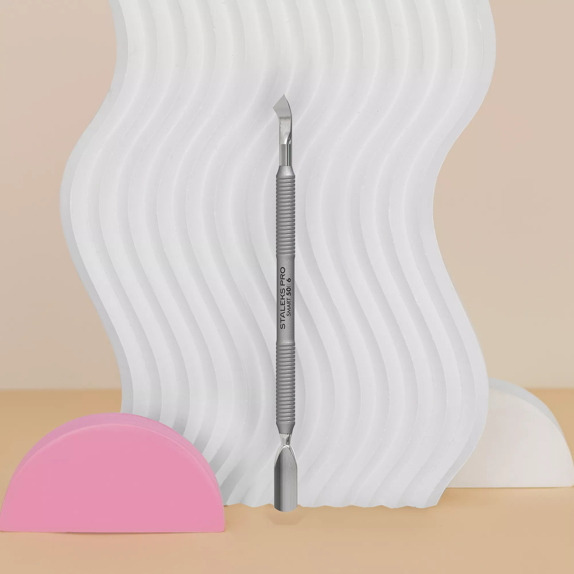 דוחף עור מניקור SMART 50 TYPE 6 (דוחף צר מעוגל ולהב מכופף)