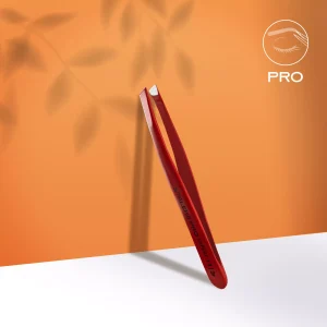 פינצטה לגבות אדומה EXPERT 11 TYPE 3r (רחבה ומשופעת)