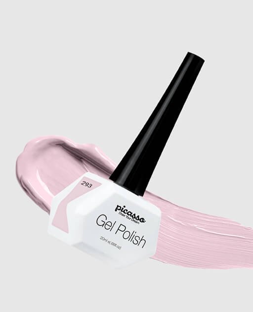 לק ג'ל 293 Picasso פינק לגאסי - שקוף (בסיס לפראנץ)