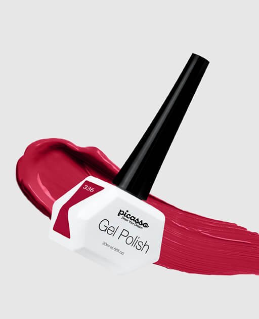 לק ג'ל 336 Picasso ירח אדום