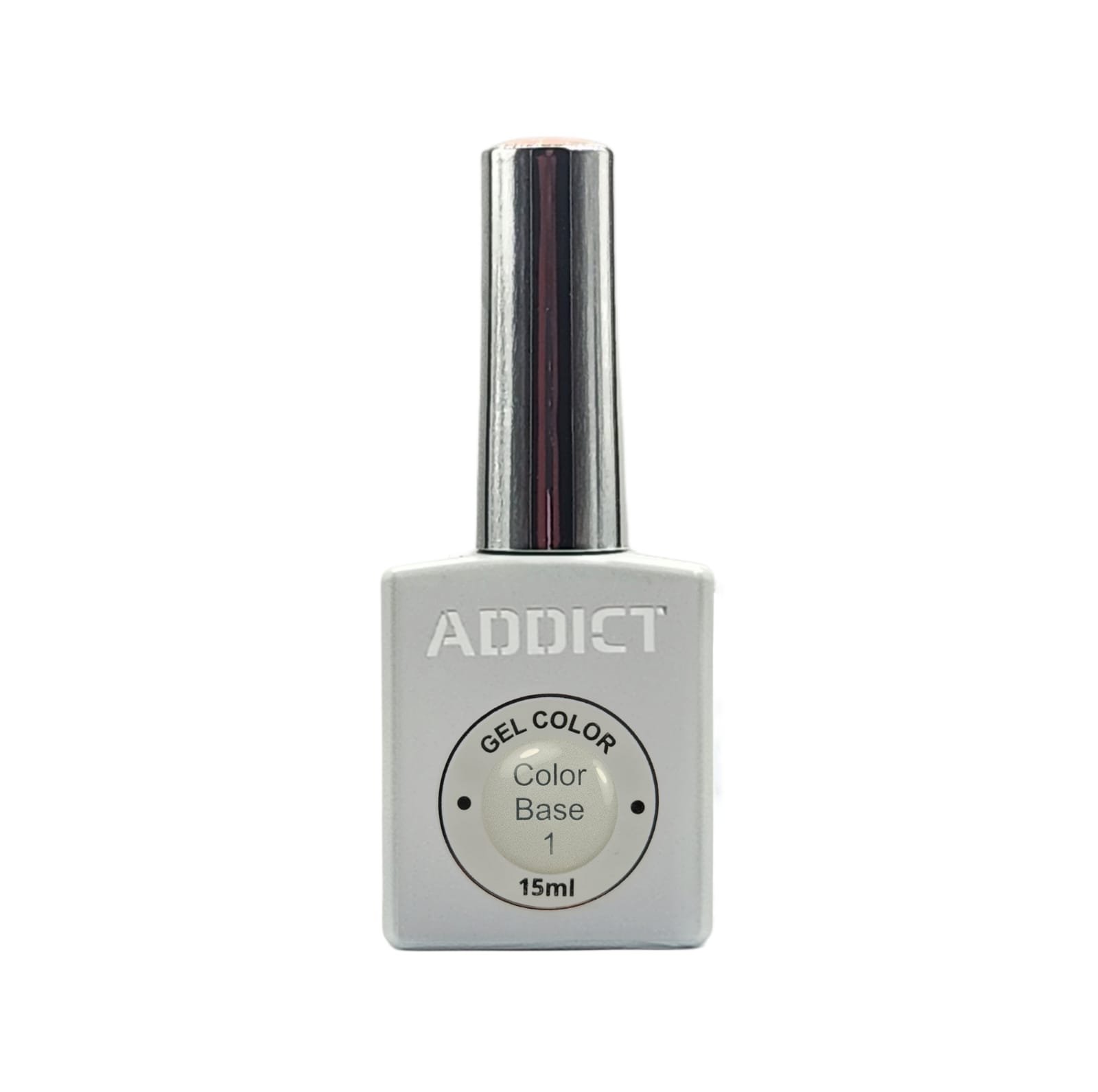 לק ג׳ל ADDICT בייס צבעוני מספר 1 – 15 מ״ל