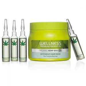 מסכה לשיער וולנס + אמפולות קרטין וולנס -  מוצרי טיפוח לשיער