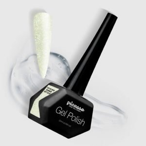 Picasso טופ ללא נטרול נצנץ כחול רך