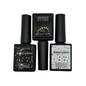 מארז קולקציית פתיתי שלג לבן + שחור + טופ | גלו GELLO