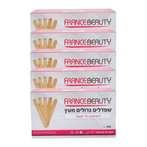 מבצע ! 5 מארז שפדלים עבים | 100 יחידות   | דפילב