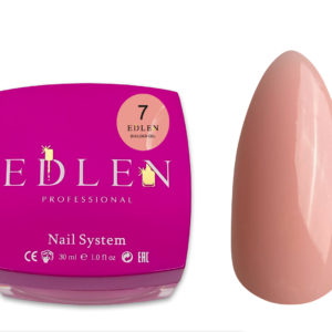 EDLEN - ג'ל בנייה פרימיום 30 מל צבע תה ורד - מס 07
