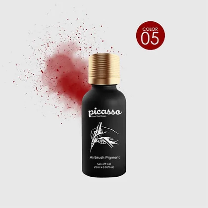 פיקאסו צבע בורדו לאייר בראש מס' 5