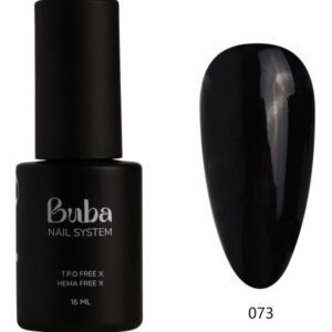 לק ג׳ל בובה Buba HEMA FREE גוון 073 שחור