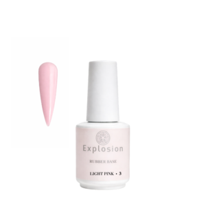 ראבר בייס בגוון | 15 מ"ל | Light Pink |  אקספלושיין Explosion