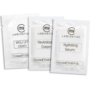 My lamination מיני ערכת ניסיון- שקית אחת מכל שלב להרמת גבות