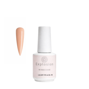 ראבר בייס בגוון | 15 מ"ל | Light Peach |  אקספלושיין Explosion