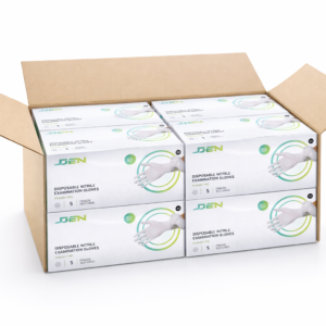 ארגז 10 כפפות ניטריל | צבע לבן