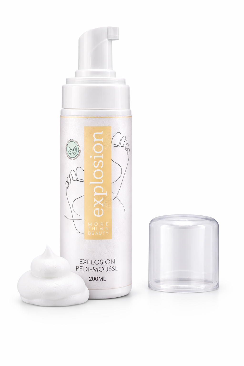 מוס קצף לפדיקור | 200 מ״ל | אקספלושיין Explosion – תמונה 2