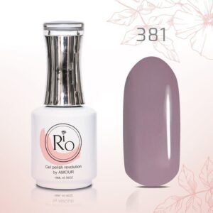 381 RIO לק ג'ל  צבע סגול אפור