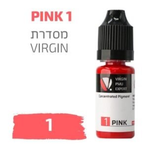 צבע פיגמנט איפור קבוע לשפתיים PINK 1