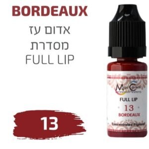 צבע פיגמנט איפור קבוע לשפתיים BORDEAUX 13