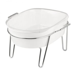 סט- סטנד מתכת ייחודי וקערת פדיקור