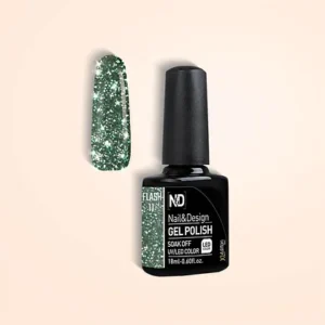 אן אנד די ג'ל לק פלאש 11 בצבע ירוק ברוש