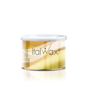 ItalWax שעווה בדים פחית 400 גרם- בננה סדרה לשיער בעובי בינוני