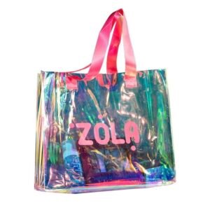 Zola תיק סיליקון כסוף מטאלי
