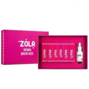 Zola קיט 6 גוונים חינה 10 מ״ל +שמן הזנה