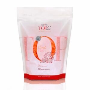 ItalWax שעווה מתקלפת פתיתים 750גרם – קורל כתום סדרת טופ ליין