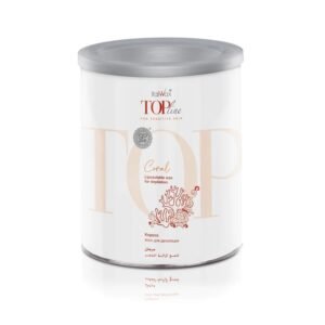 ItalWax שעווה בדים פחית 800 גרם- קורל כתומה סדרת טופ ליין