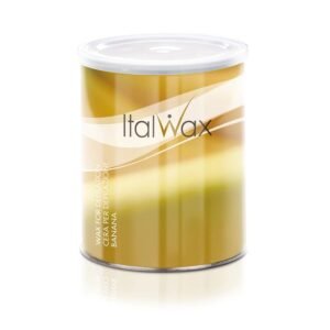 ItalWax שעווה בדים פחית 800 גרם- בננה סדרה לשיער בעובי בינוני