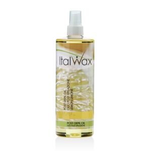 ItalWax שמן להסרת שאריות שעווה מהעור והרגעת העור לימון 500 מ״ל