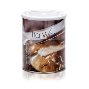 ItalWax שעווה בדים פחית 800 גרם- טבעית סדרת שעווה שקופה לשיער עדין