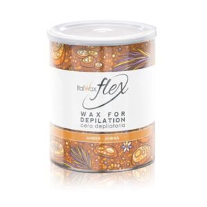 ItalWax שעווה בדים פחית 800 גרם- ענבר סדרת Flex