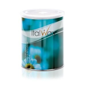 ItalWax שעווה בדים פחית 800 גרם- אזולן סדרת שעווה שקופה לשיער עדין