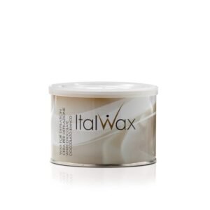 ItalWax שעווה בדים פחית 400 גרם- שוקולד לבן סדרה לשיער בעובי בינוני
