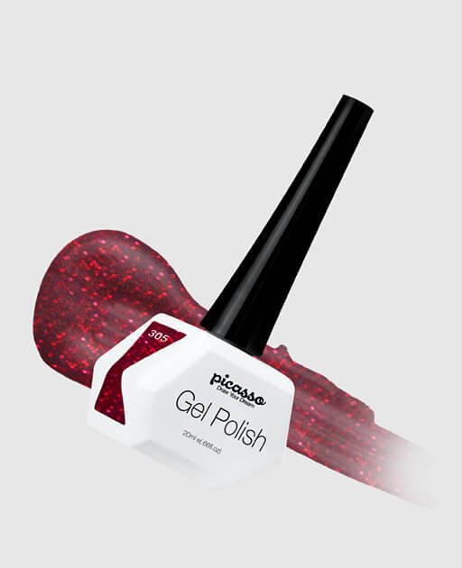 לק ג'ל 305 Picasso מאדים