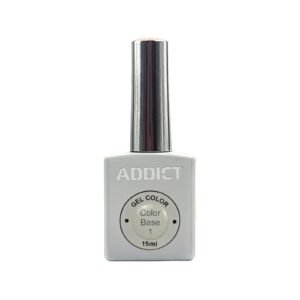 אדיקט-1-.jpg לק ג׳ל ADDICT בייס צבעוני מספר 1 – 15 מ״ל