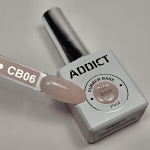 לק ג׳ל ADDICT בייס צבעוני מספר 6 – 15 מ״ל