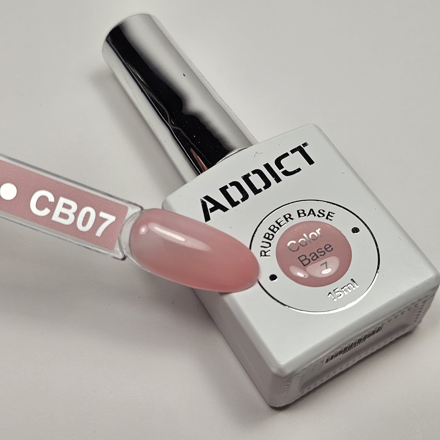 לק ג׳ל ADDICT בייס צבעוני מספר 7 – 15 מ״ל