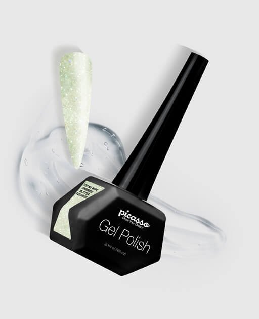 Picasso טופ ללא נטרול נצנצים צבעוניים